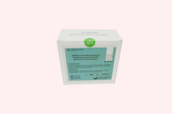 Equipos de neutralización 20PCS de la prueba del anticuerpo COVID-19 para uso profesional