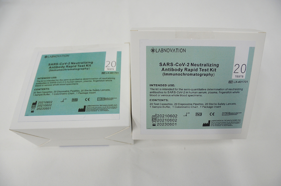 Exactitud de neutralización rápida del equipo 95,00% de la prueba del anticuerpo ISO13485