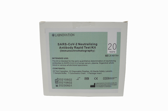 Equipo de neutralización ISO9001 de la prueba del anticuerpo del paso CoV-19 uno