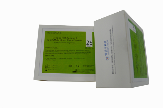 Prueba combinada Kit Immunochromatography del anticuerpo del antígeno de la dengue de NS1 IgG IgM