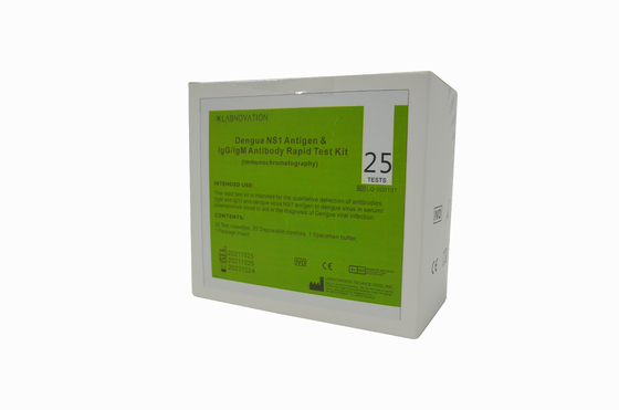 Prueba Kit For NS1 IgM IgG del anticuerpo del antígeno de la dengue de las pruebas ISO13485 25