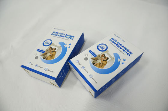 calidad  SARS-CoV-2 Saliva Self Test Kit Single Pack Portable RTK Ag Saliva Test Kit fábrica