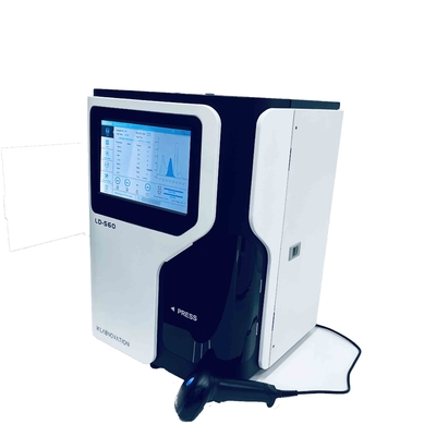 90 sangre entera del analizador de la CLAR HbA1c de los segundos/pre muestra 10&quot; del diluyente exhibición a todo color del LCD