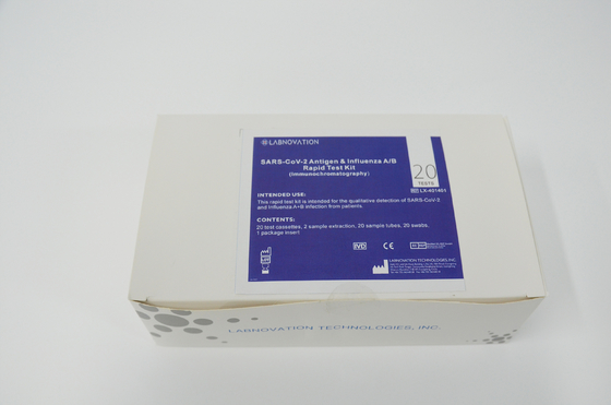 Equipo rápido ISO9001 de la prueba del antígeno de la gripe lateral del flujo SARS-CoV-2