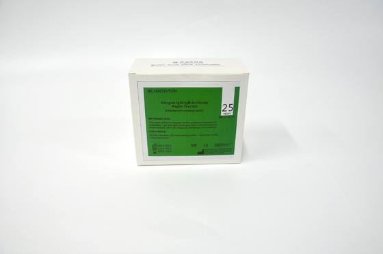 Equipo rápido profesional de la detección del anticuerpo de la dengue de los equipos de la prueba de 25PCS IgG IgM