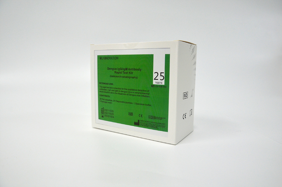 Prueba Kit For Dengue Viral Infection de IgG IgM del anticuerpo de la exactitud 30ul del 95%