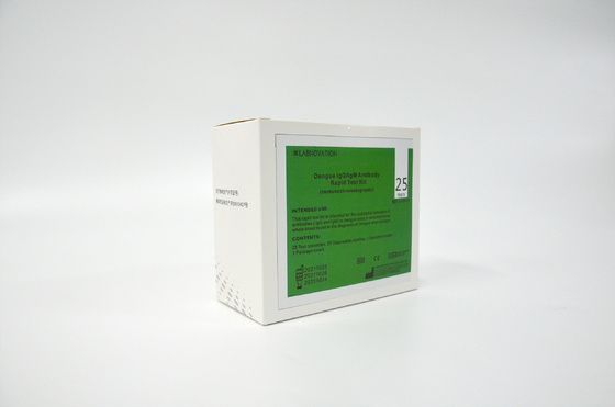 Equipo rápido profesional de la detección del anticuerpo de la dengue de los equipos de la prueba de 25PCS IgG IgM