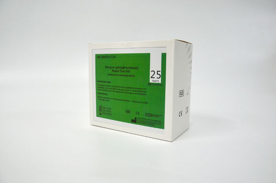 Equipos rápidos Immunochromatography de la prueba de IgG IgM de la dengue de la exactitud del 95 por ciento