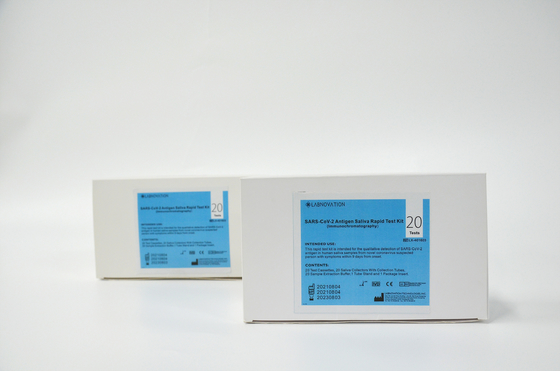 98,02% pruebas rápidas exactas del equipo 20 de la prueba de la saliva del antígeno por la caja