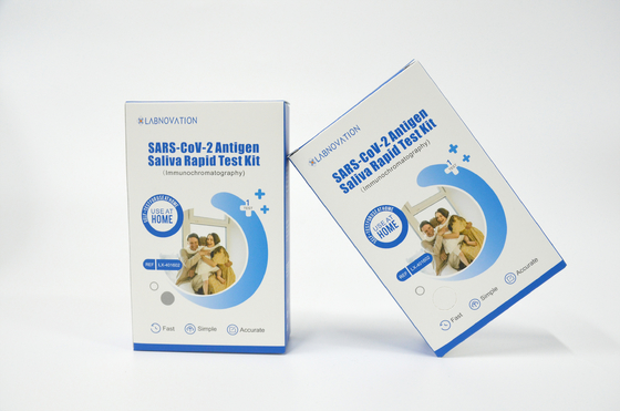 Equipo casero ISO13485 de la prueba de la saliva de la colección del uno mismo de la especificidad del 99%
