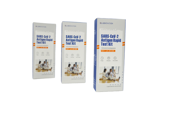 Prueba rápida Kit Result In Sars Cov 2 del antígeno plástico de ISO9001 prueba de Labnovation de 15 minutos