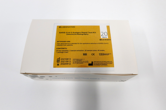 Prueba rápida Kit Qualitative Detection One Step del antígeno de Labnovation SARS-CoV-2