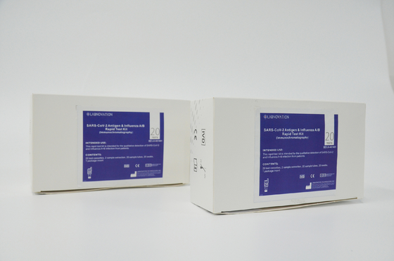 Prueba blanca Kit Immunochromatography del AB de la gripe de la alta exactitud