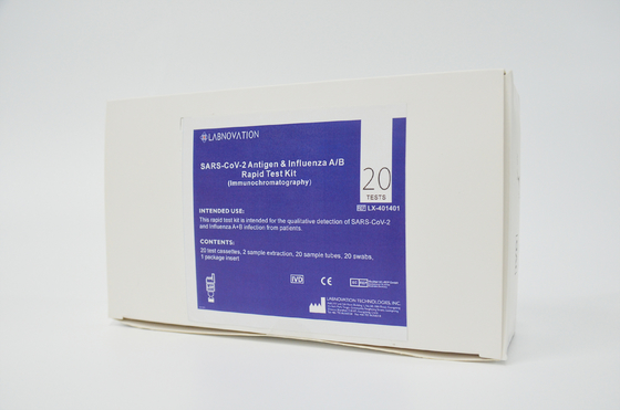 Caja lateral minuciosa de la prueba de flujo del equipo 15 DE OP. SYS. profesionales de la prueba del AB de la gripe del antígeno