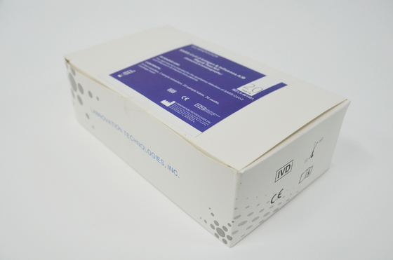Caja lateral minuciosa de la prueba de flujo del equipo 15 DE OP. SYS. profesionales de la prueba del AB de la gripe del antígeno