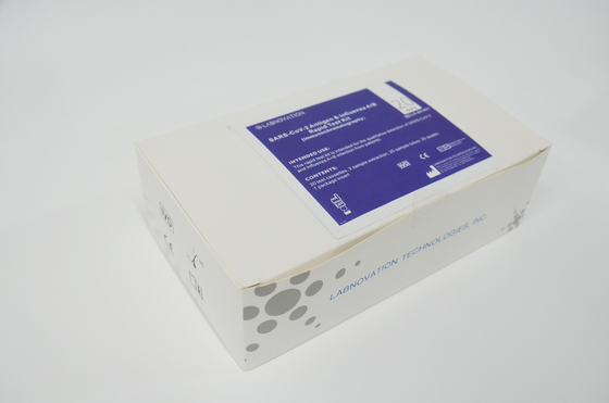 Prueba blanca Kit Immunochromatography del AB de la gripe de la alta exactitud