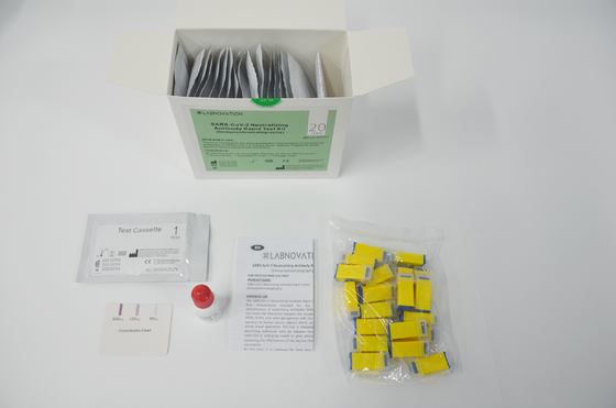 Detección rápida de neutralización Kit Lateral Flow Test Kits del anticuerpo del IVD para el viaje