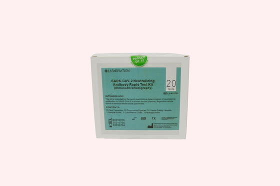 Equipos de neutralización 20PCS de la prueba del anticuerpo COVID-19 para uso profesional