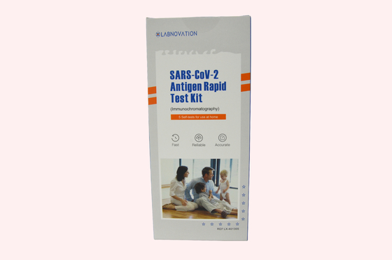 Prueba rápida del uno mismo de Kit Safe Reliable 15 Min Antigen Self Test Kit 5PCS de la prueba del antígeno CoV-19
