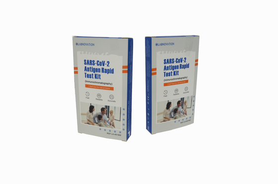 Prueba rápida de Kit Nasal Specimen For Self de la prueba del antígeno de Labnovation SARS CoV 2