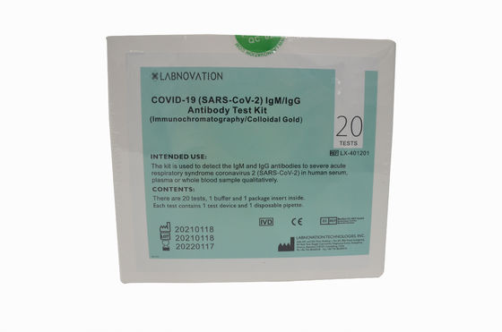 Prueba rápida Kit Simple Operate High Accuracy del anticuerpo de SARS-CoV-2 IgG/IgM