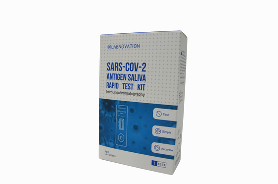 Prueba rápida Kit Approved By KKM de la saliva del dispositivo de la prueba del antígeno portátil del ISO Cov-19