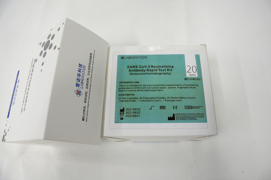Exactitud de neutralización rápida del equipo 95,00% de la prueba del anticuerpo ISO13485