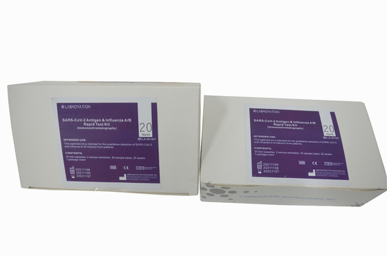 Exactitud nasal del equipo el 90% de la prueba del AB de la gripe del antígeno de las esponjas COVID-19