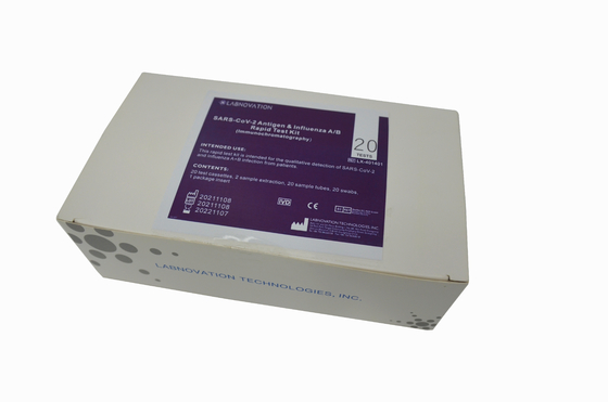 Prueba profesional Kit Flu Swab Antigen Kit del AB de la gripe del ISO 13485