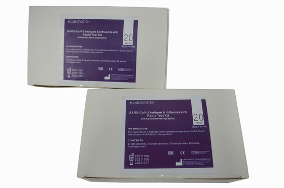 Prueba profesional Kit Flu Swab Antigen Kit del AB de la gripe del ISO 13485