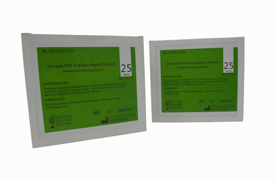 ISO13485 equipo del antígeno de la dengue NS1 del paso del plástico uno
