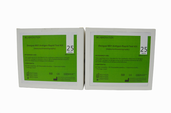 Equipo de diagnóstico de la prueba de la dengue NS1 del casete del antígeno rápido de Kit Whole Blood Serum Plasma