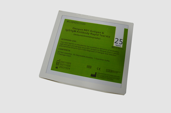 Equipo rápido combinado de la prueba del antígeno de Kit Cassette NS1 de la prueba de la dengue del anticuerpo de IgG IgM