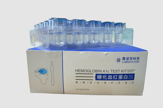 Equipos de la prueba de la hemoglobina A1c de la afinidad de Boronate del analizador de la prueba de la hematología HbA1c de LD100 POCT
