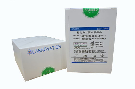 El analizador Glycosylated del control LD500 HbA1c de la hemoglobina obedece COMPENSACIÓN del laboratorio