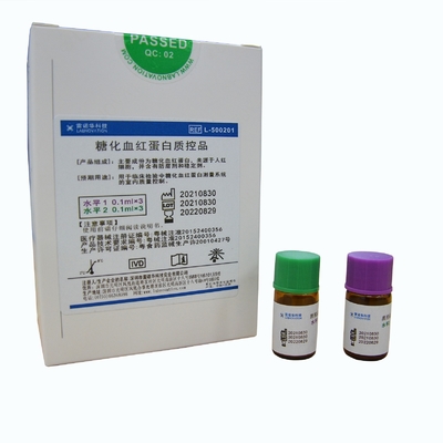 El analizador Glycosylated del control LD500 HbA1c de la hemoglobina obedece COMPENSACIÓN del laboratorio